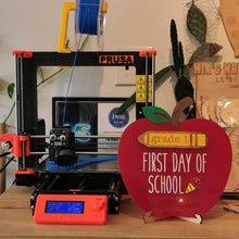 Load image into Gallery viewer, First day of School Apple sign