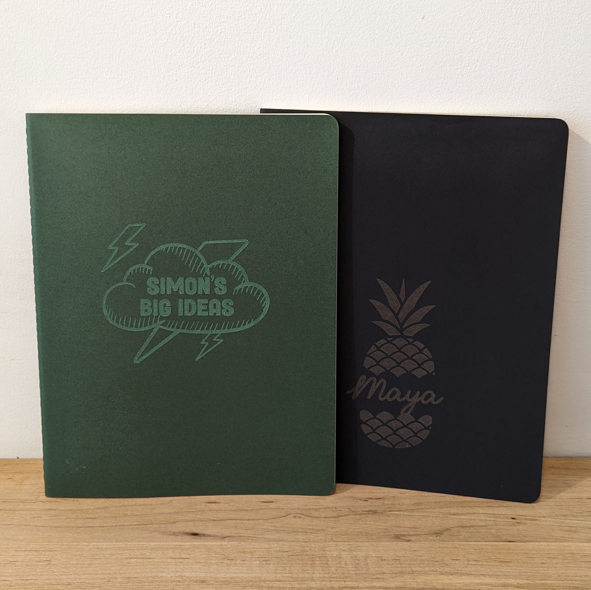 Custom Engraved Notebooks TheMakerBeanCafe