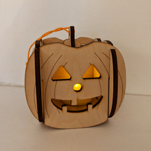 Load image into Gallery viewer, Laser Cut 3D Jack-O-Lantern