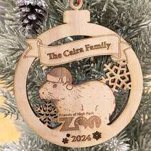 Load image into Gallery viewer, Friends of High Park Zoo 2024 Customized Ornament
