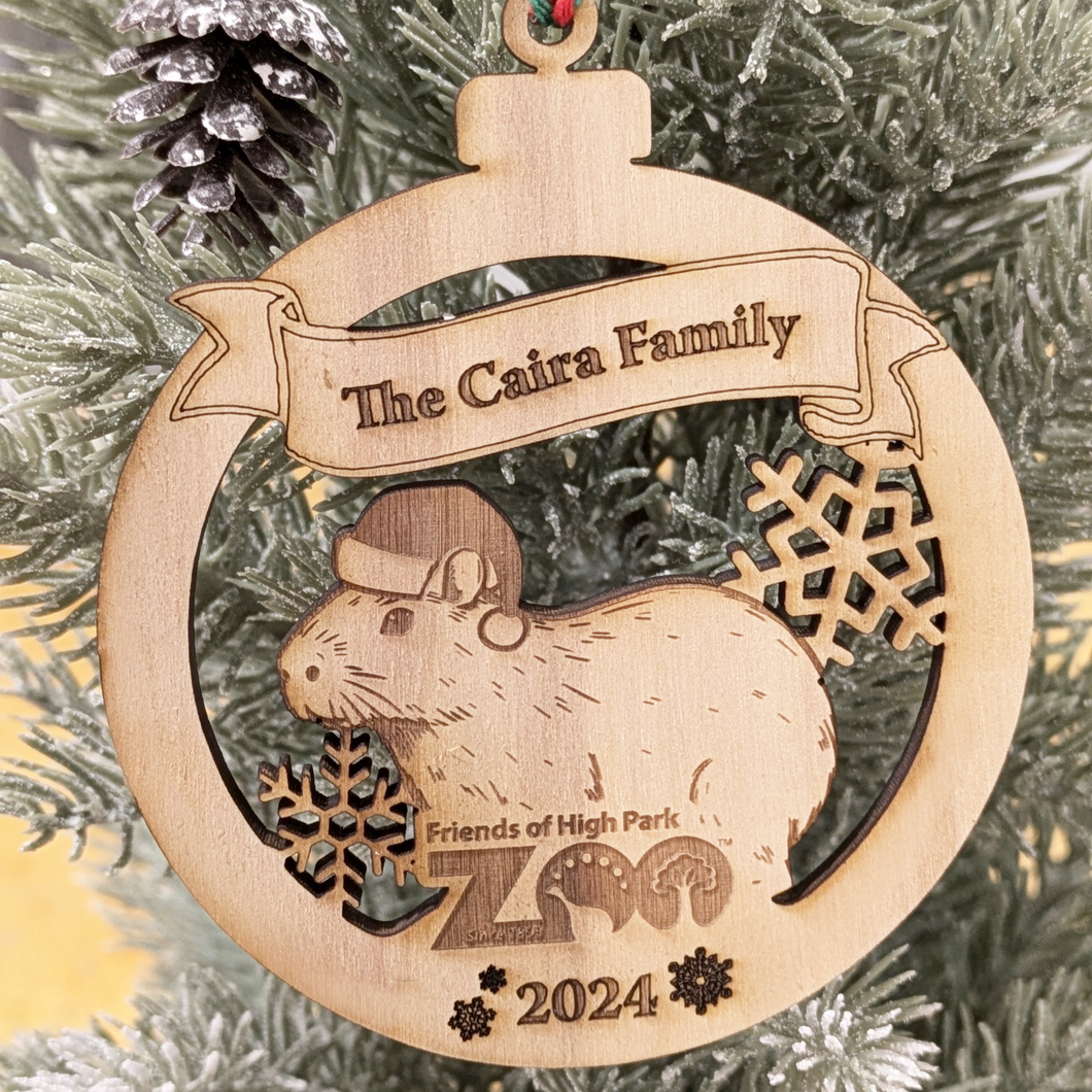 Friends of High Park Zoo 2024 Customized Ornament