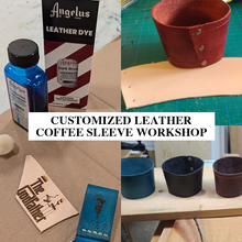 Load image into Gallery viewer, Leather Coffee Sleeve Workshop

