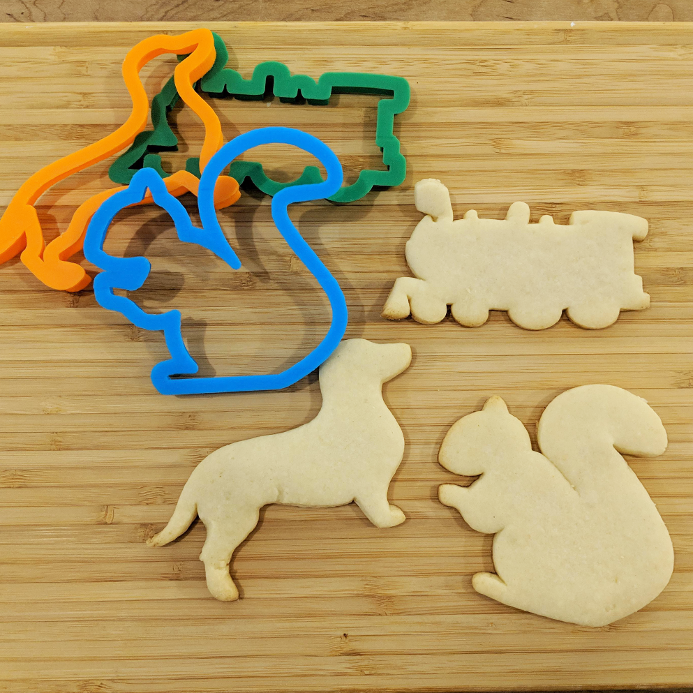 Custom 3D Printed Cookie Cutter or Stamp